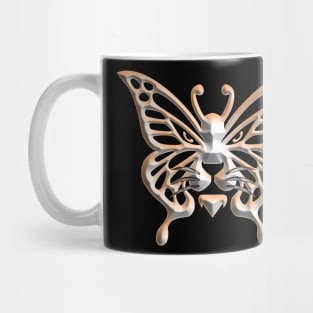 Wolf and butterfly 3d super soft blend drawing cute cool colorful Mug